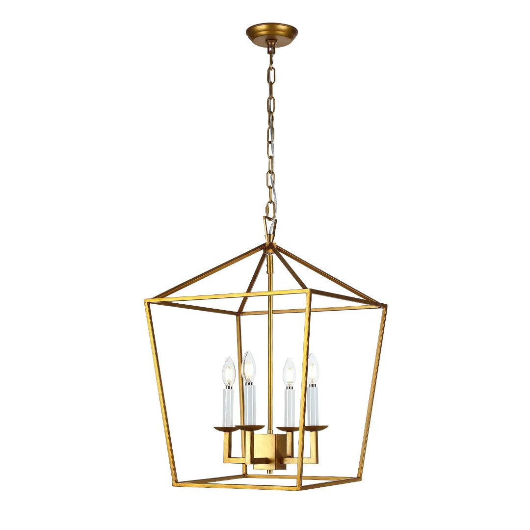 Retro American Gold Pendant LIght For Dining Room Chandelier Lighting Lustre Hanging Lamps Suspension Luminaire Lampen For Foyer