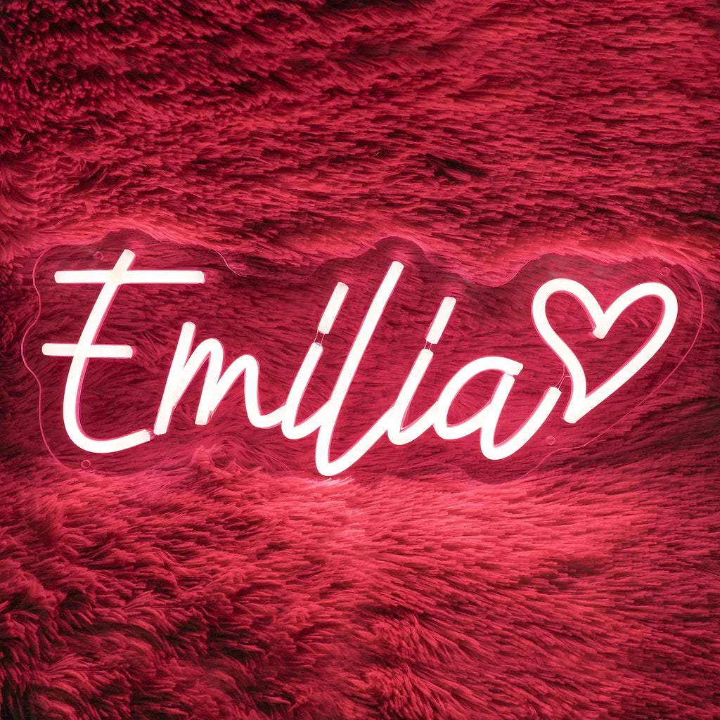 Custom Neon Sign Led Name Light for Kids Name Custom Signs Teenage Gift Led Neon Sign for Wall Decor Bedroom Decor Personalized