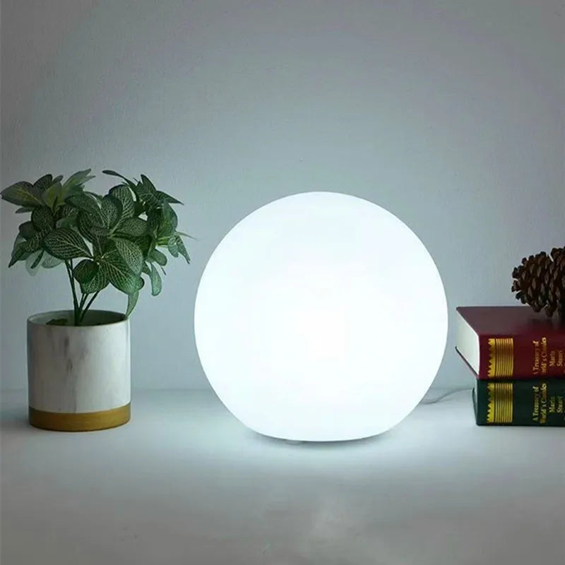 Decorative Ball Table Lamp Bedside Nightlight Girls Ins Gift Atmosphere Lamp Romantic Warm Children's Room Desk Bedroom Floor La