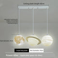 Stars and Moon Series Pendant Light Creative Three-Head Hanging Lamp for Nordic-Style Living Room Bedroom Dining Area Home Decor